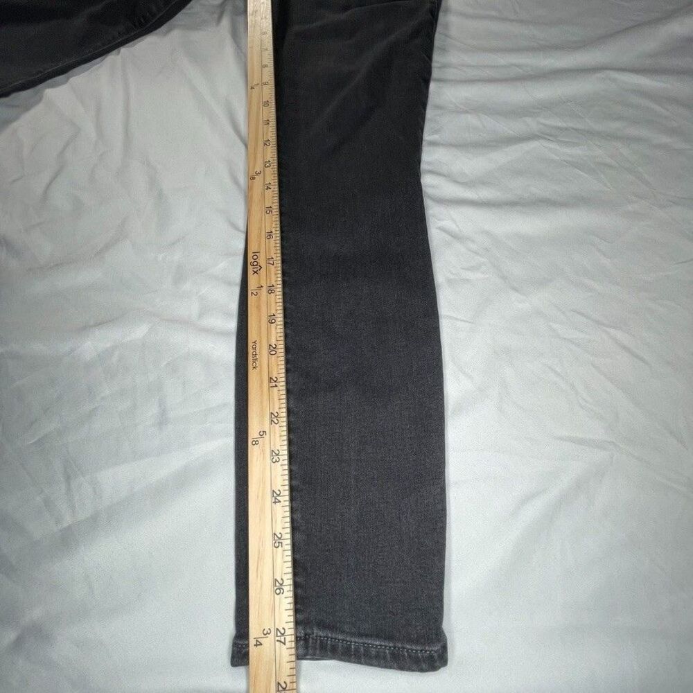 PAIGE Jeans Sz 28 Women's Margot Ankle Black Wash Comfort Stretch Spandex Pants - Picture 6 of 14